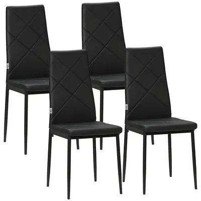 Dining Chairs Set Of 4, Upholstered Accent Chair With Back