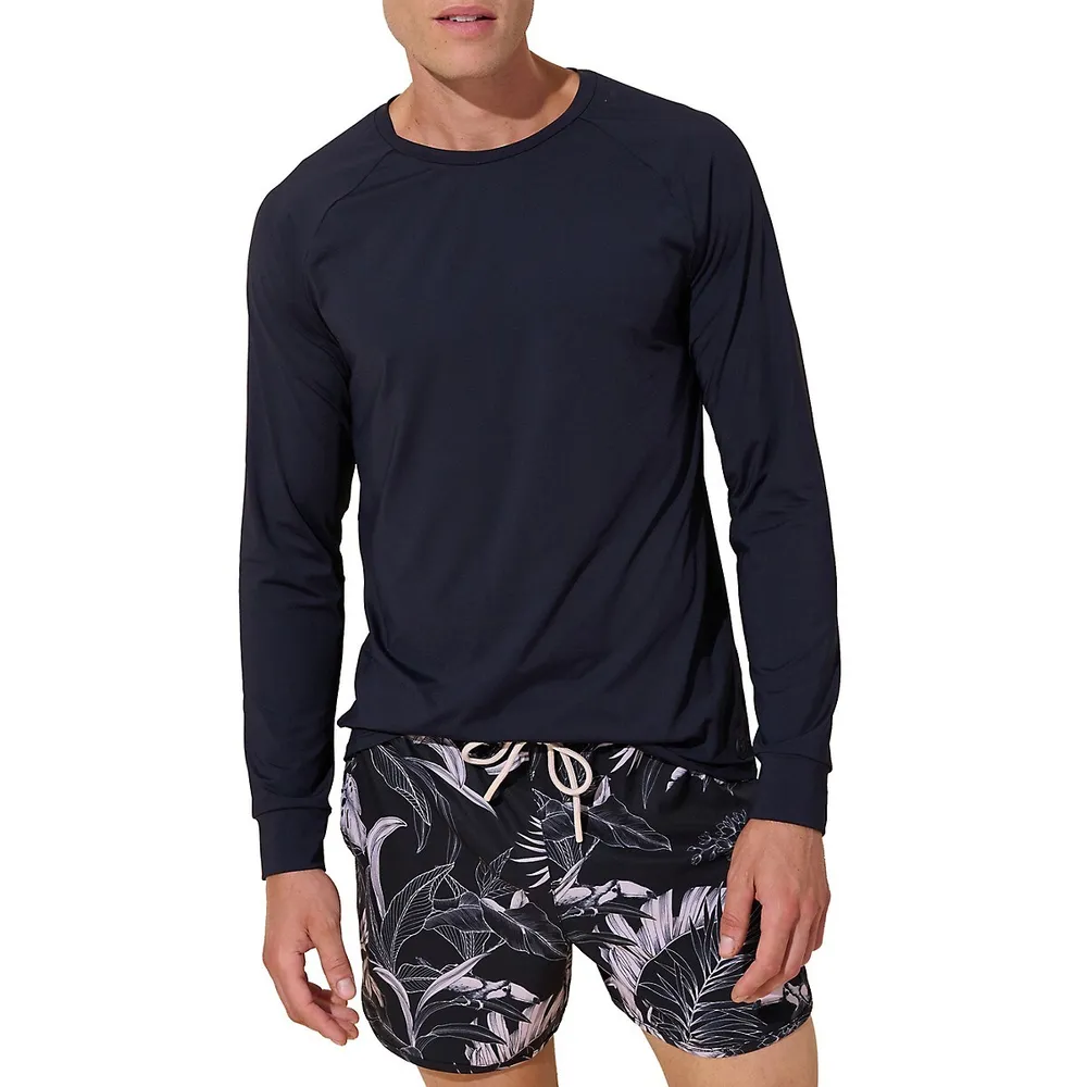 Raglan-Sleeve Rashguard