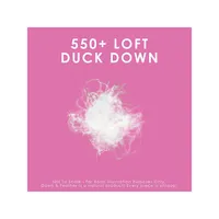 Summer Weight 550 Loft White Down Duvet