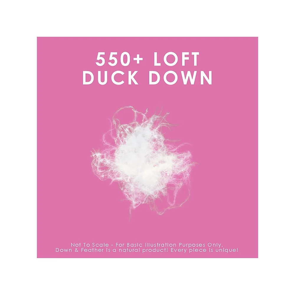 Regular Weight 550 Loft White Down Duvet