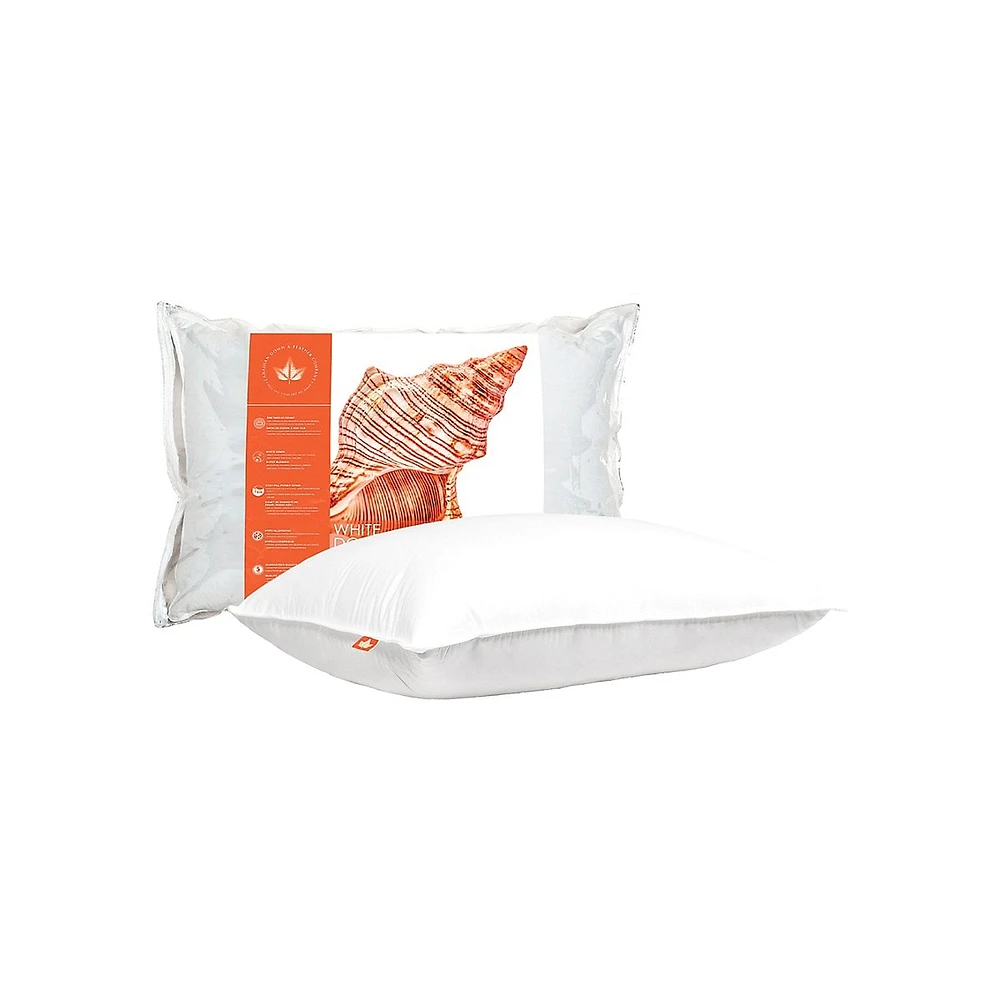 Soft Support 625 Loft White Down Pillow