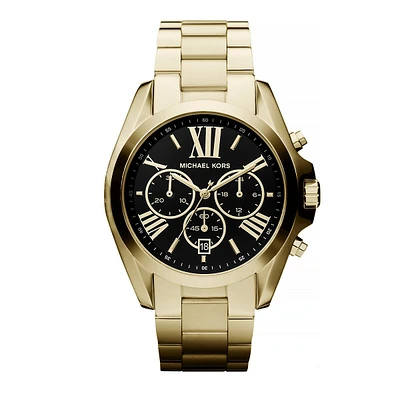 Goldtone Bradshaw Chronograph Bracelet Watch MK5739