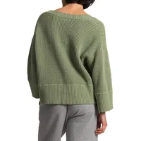 Willow Oversized Honeycomb-Knit Sweater