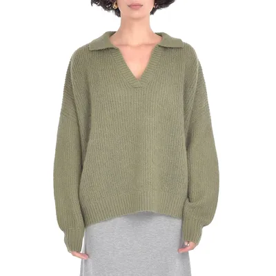Cici Wool & Mohair-Blend Sweater