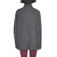 Marlene Merino Wool & Alpaca-Blend Tunic Sweater