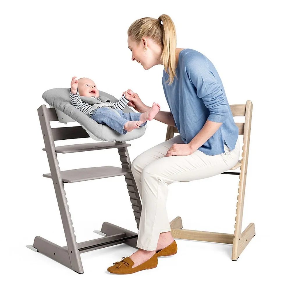 Stokke Tripp Trapp Highchair with Babyset & Harness - Oak Natural –
