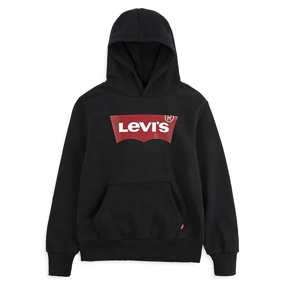 Little Boy's Batwing Logo Hoodie