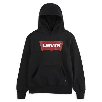 Little Boy's Batwing Logo Hoodie