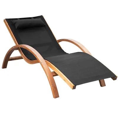 Outdoor Mesh Chaise Lounge Chair