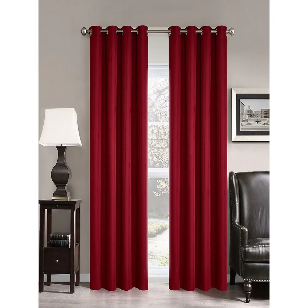 Princeton 2-Piece Grommet Curtain Panels Set - 96-Inch