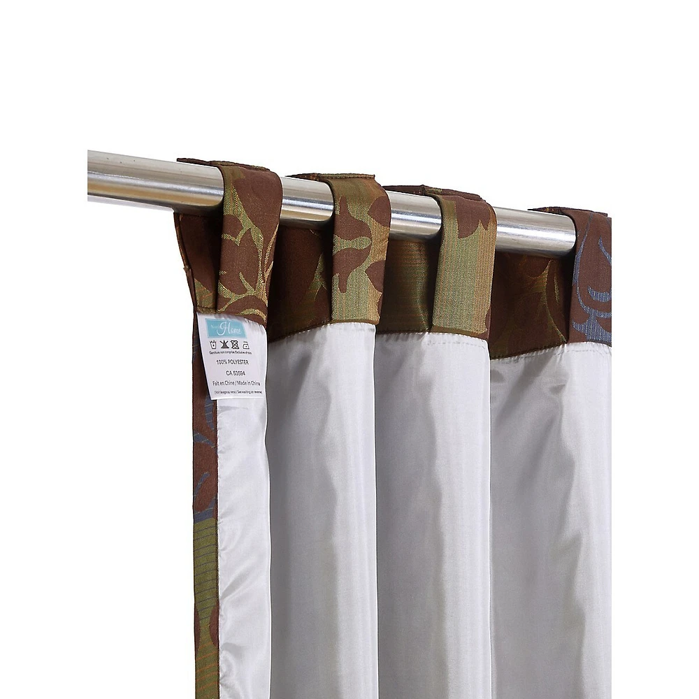 Spencer 2-Piece Rod Pocket Curtain Panel Set - 96-Inch