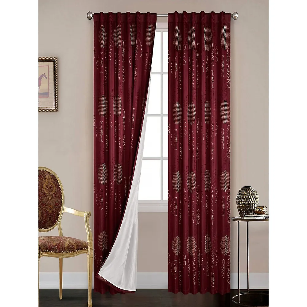 Rolea 2-Piece Rod-Pocket Curtain Panels - 96-Inch