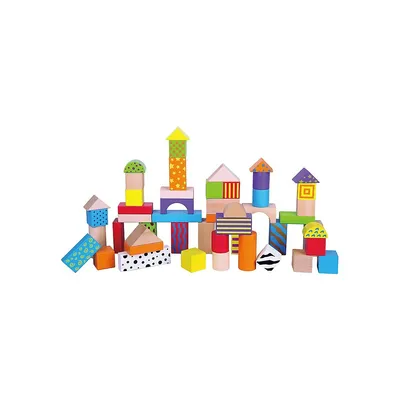 Mult 50-Piece Colourful Blocks Set