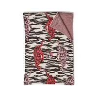 Tiger Print Knit Blanket