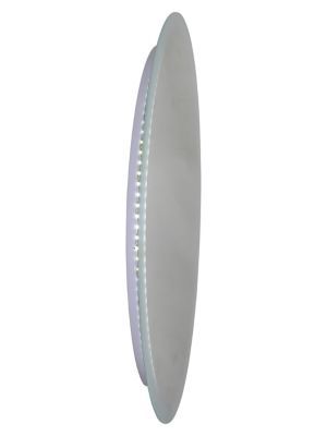 Matte White LED 22" Oval Mirror