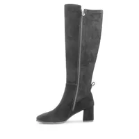 Josephine Waterproof Suede & Synthetic Suede-Stretch Panel Tall Boots