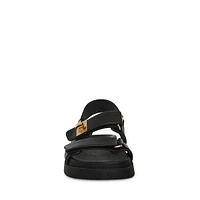 Women's Midas Ruched Flat Sandals