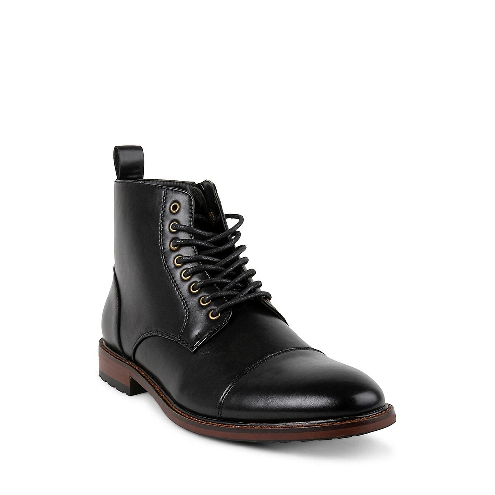 Hayvin Leather Ankle Boots