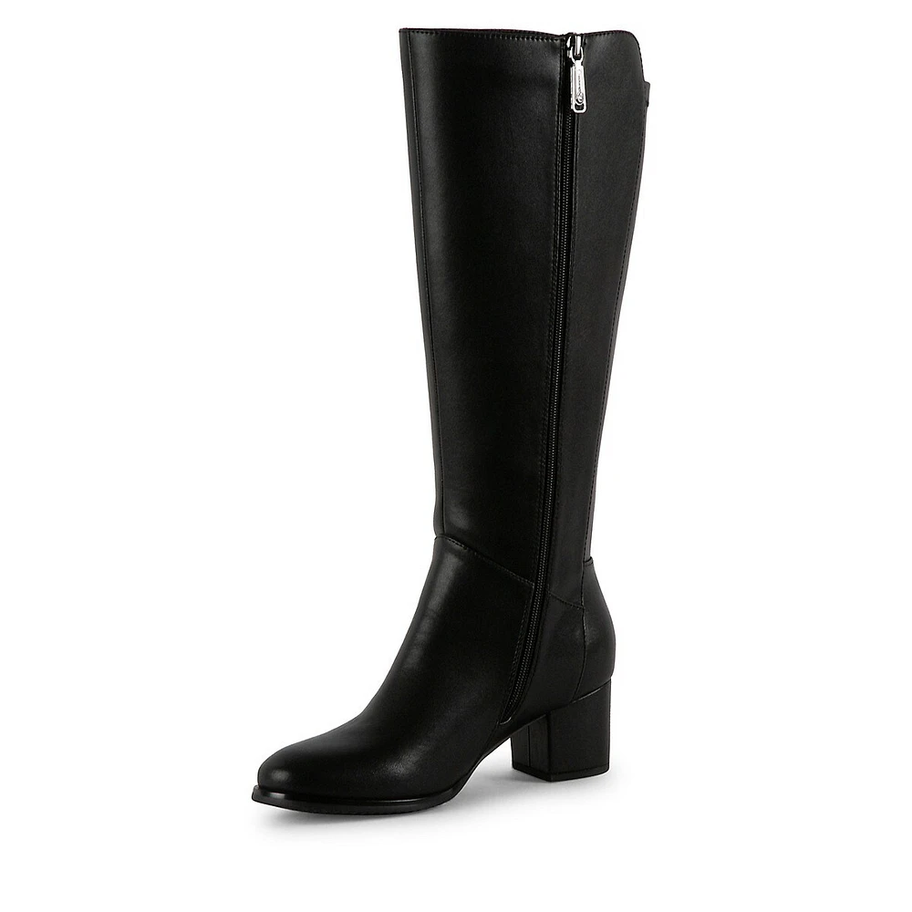 Athena Waterproof Chunky Tall Heel Boots