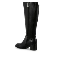 Athena Waterproof Chunky Tall Heel Boots