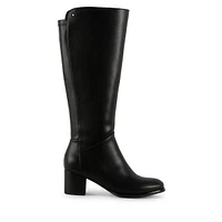 Athena Waterproof Chunky Tall Heel Boots