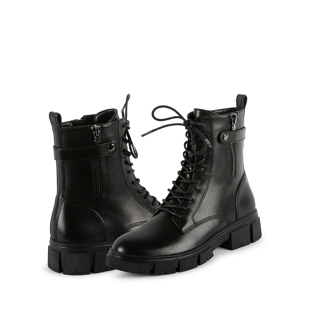 Women's Perry Waterproof Short Combat Boots