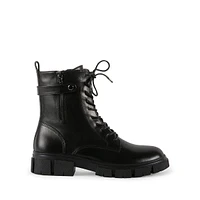 Women's Perry Waterproof Short Combat Boots