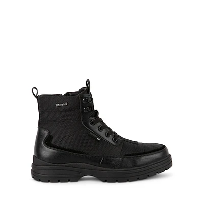 Bottines d'hiver imperméables à lacets Aquasport pour hommes