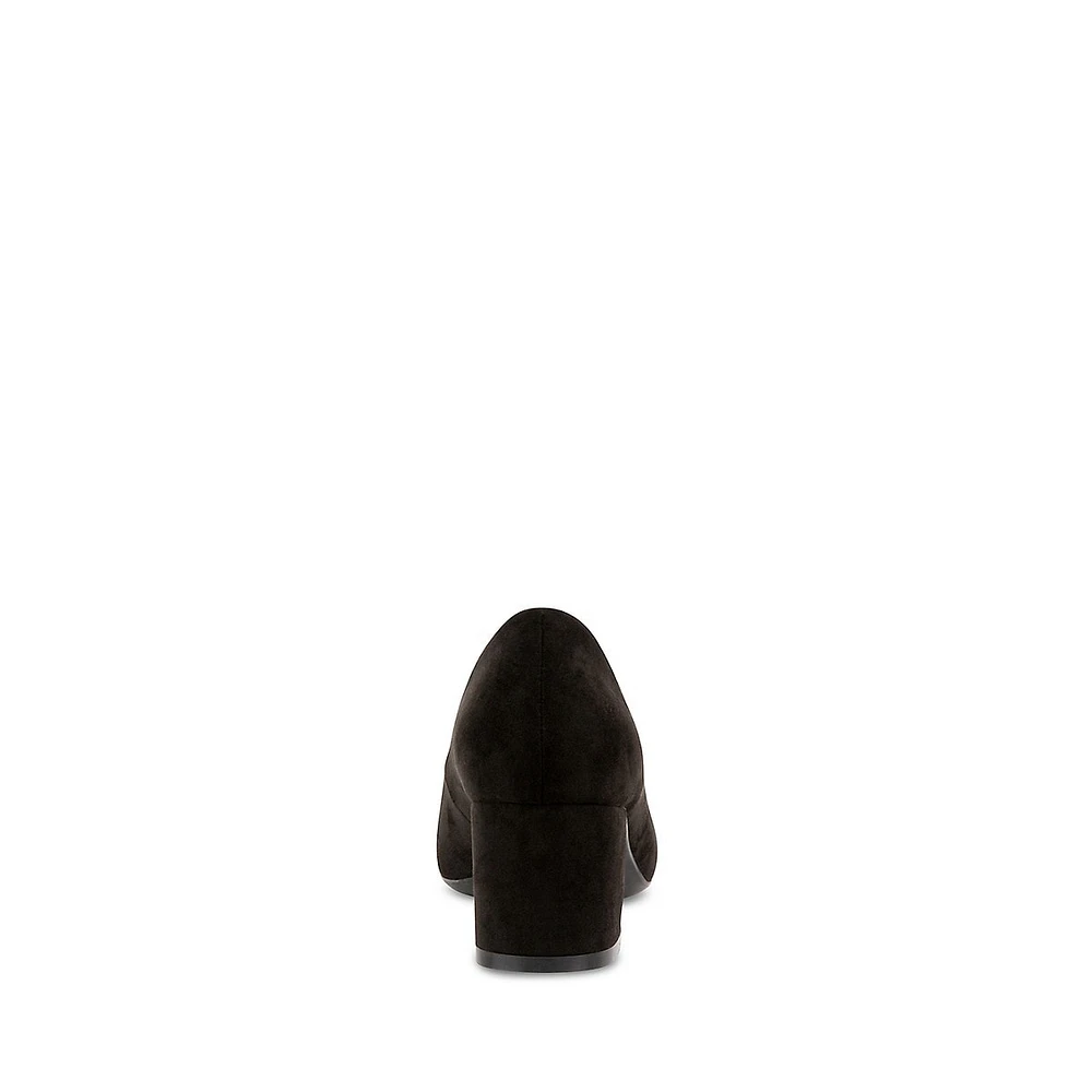 Dianna Point-Toe Block-Heel Pumps