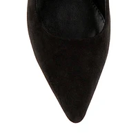 Dianna Point-Toe Block-Heel Pumps