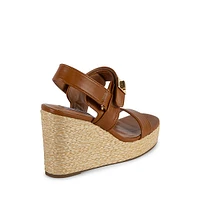 Best Strappy Leather & Raffia Braid Dress Sandals