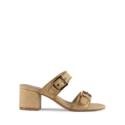 Delving Buckle-Band Slide Sandals