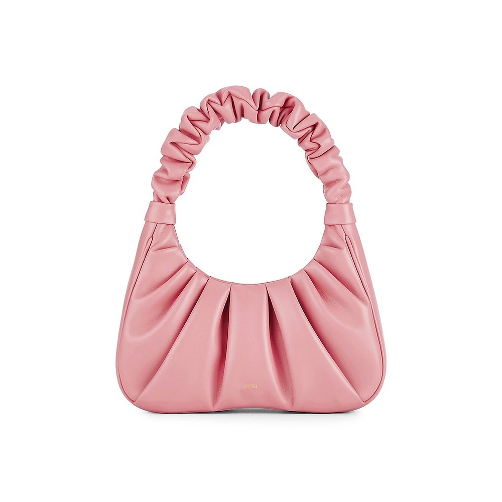 Gabbi Ruched Hobo Top Handle Bag