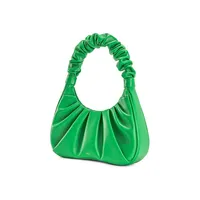 Gabbi Ruched Baguette Hobo Handbag