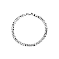 Sterling Silver Curb Link Bracelet