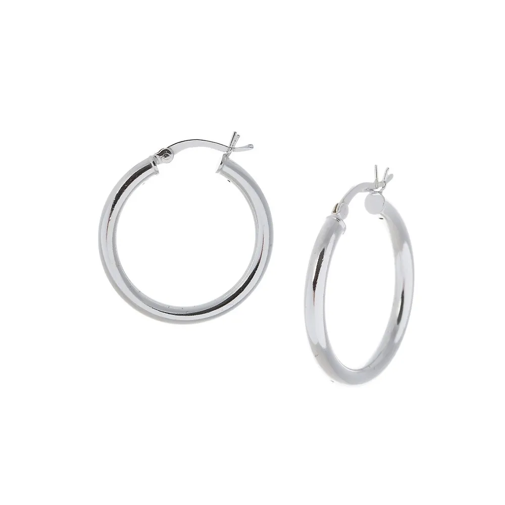 Sterling Silver Hoop Earrings