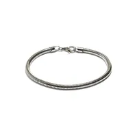 Lux Sterling Silver Snake Chain Bracelet