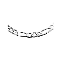 Italian Sterling Silver Small Figarucci Chain Necklace