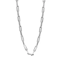 Lux Sterling Silver 20" Paperclip Necklace