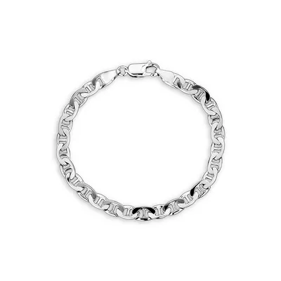 Sterling Silver Marine Link Bracelet