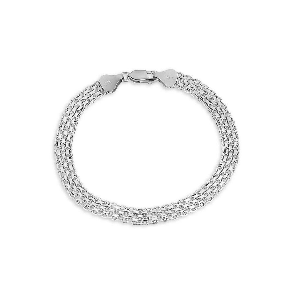 Bracelet à maillons en argent sterling