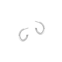 Sterling Silver 19MM Bold Half Hoop Earrings