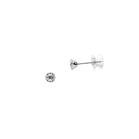 10K White Gold & Cubic Zirconia Stud Earrings