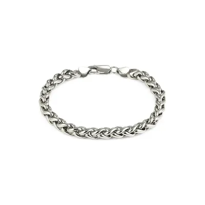 Stingray Stainless Steel Braided Bracelet