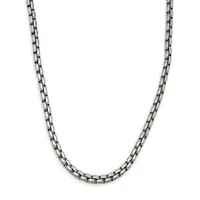 Men's Stainless Steel Large Box Chain Bracelet