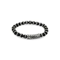 Stainless Steel Beaded Bracelet