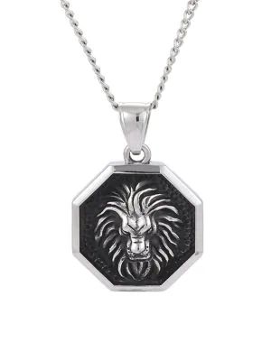 lion head pendant necklace