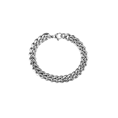 Men's Stainless Steel Curb Chain Bracelet