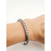 Men's Stainless Steel Square Link Bracelet