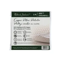 2-Piece Copper Pillow Protector Set